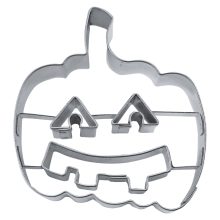 Städter Präge-Ausstecher Kürbis mit Gesicht / Halloweenkürbis 6,5 cm