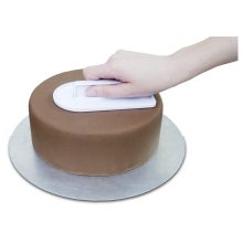 Städter Profi-Modellierwerkzeug Fondant-Glätter 8,5 x 15 cm Weiß