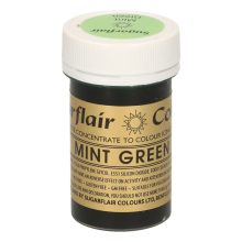 Sugarflair Paste Colour MINT GREEN 25g