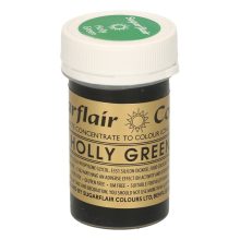 Sugarflair Paste Colour HOLLY GREEN 25g