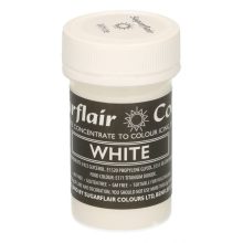 Sugarflair Paste Colour Pastel WHITE 25g