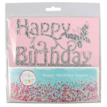 *Cake Star Cake Topper Happy Birthday
