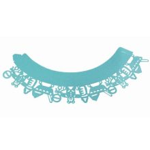 *PME Cupcake Wrappers Baby Blue pk/12