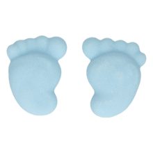 FunCakes Zuckerdekoration – Baby Füße – Blau Set/16