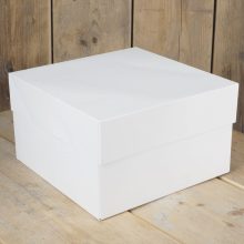 FunCakes Tortenschachtel – Weiß – 25 x 25 x 15 cm – Pkg/1