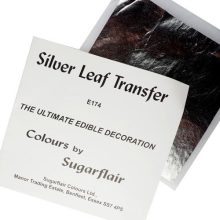 Sugarflair Leaf Transfer – Silver