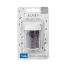 PME Glitter Flakes – Silver 7g