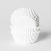 House of Marie Baking Cups White Small – pk/50