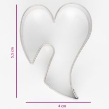 Keksausstecher Graziöses Herz 5,5 cm