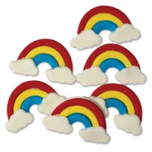 PME Edible Decorations Rainbows Pkg/6