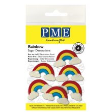 PME Edible Decorations Rainbows Pkg/6