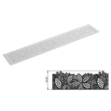 *Silikomart Wonder Cakes Silicone Lace Mat -Slim Leaves-