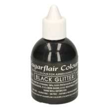 *Sugarflair Airbrush Colouring -Glitter Black- 60ml MHD Rabatt