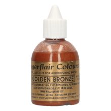 Sugarflair Airbrush Colouring -Golden Bronze- 60ml