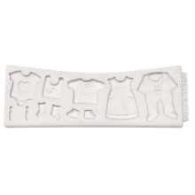 Baby Clothes Washing Line Silicone Mould