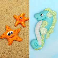 *Mould Sugar Buttons – Starfish and Seahorse