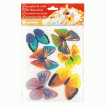 Edible Wafer Paper-Set 6er – Schmetterlinge 1