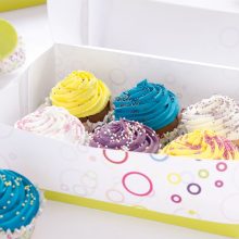 Städter Muffin- & Cupcakebox Party 24 x 16,5 x 7,5 cm 6er