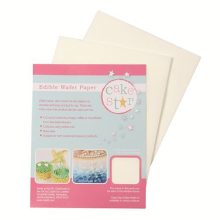 Cake Star Edible Wafer Paper -White- Pkg/12