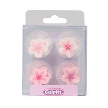 *Culpitt Zuckerdekoration Blumen Rosa pkg/12