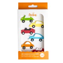 Decora Zuckerdekoration Autos pkg/6