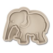 Städter Präge-Ausstecher Elefant 5,5 cm Grau