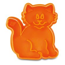 Städter Präge-Ausstecher Katze 6,5 cm Orange