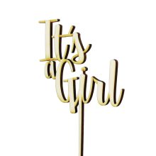 *Cake Topper – It´s a Girl