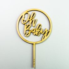 *Cake Topper – Oh Baby
