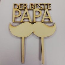 *Cake Topper – Der beste Papa