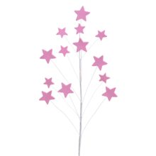 Modecor Zuckerbaum Sterne rosa