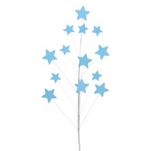 Modecor Zuckerbaum Sterne blau