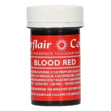 Sugarflair Paste Colour BLOOD RED 25g