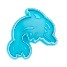 Städter Präge-Ausstecher Delfin 6,5 cm Hellblau