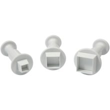 PME Miniature Square Plunger Cutter set/3