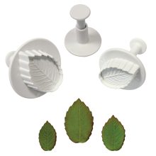 PME Rose leaf plunger cutter set/3