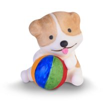 Zuckerdekoration Hund mit Ball