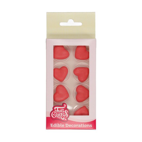*FunCakes Zuckerdekoration - Herz - Rot Set/8 MHD Rabatt