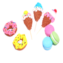 Zuckerdekoration 8er – Set – Icecream, Donut, Macaronen Set