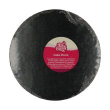 FunCakes Cake Drum rund Ø25 cm – Black
