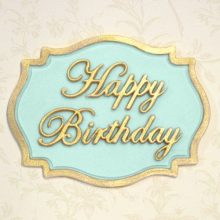Mini Plaque – Happy Birthday