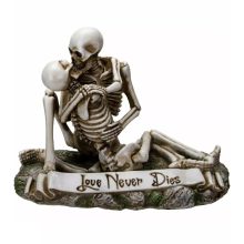 Dekorative Figur Heiraten – Paar Skelett Love Never Dies