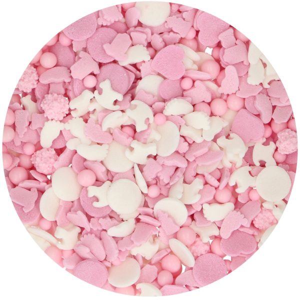 FunCakes Streudekor-Mix - Baby Rosa 50 g