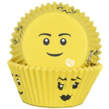 House of Marie Baking Cup Yellow Smile pk/50