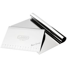 LARES Profi-Teigkarte 15 cm Edelstahl mit Skalierung