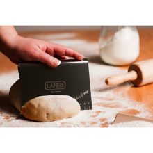 LARES Profi-Teigkarte 15 cm Edelstahl mit Skalierung