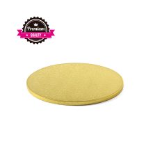 *Decora Cake Drum rund Ø30cm – Gold Premium