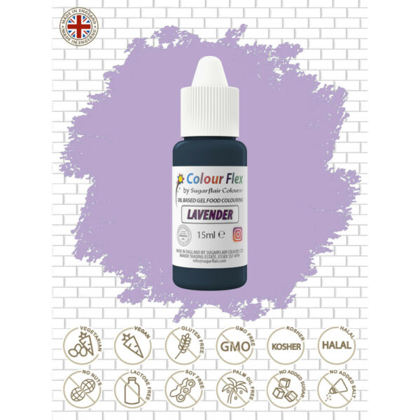 Sugarflair Colourflex Lavender 15ml