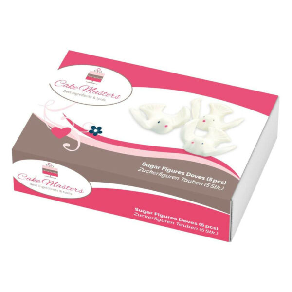 Cake Masters Zucker-Tauben 5er – Bild 2